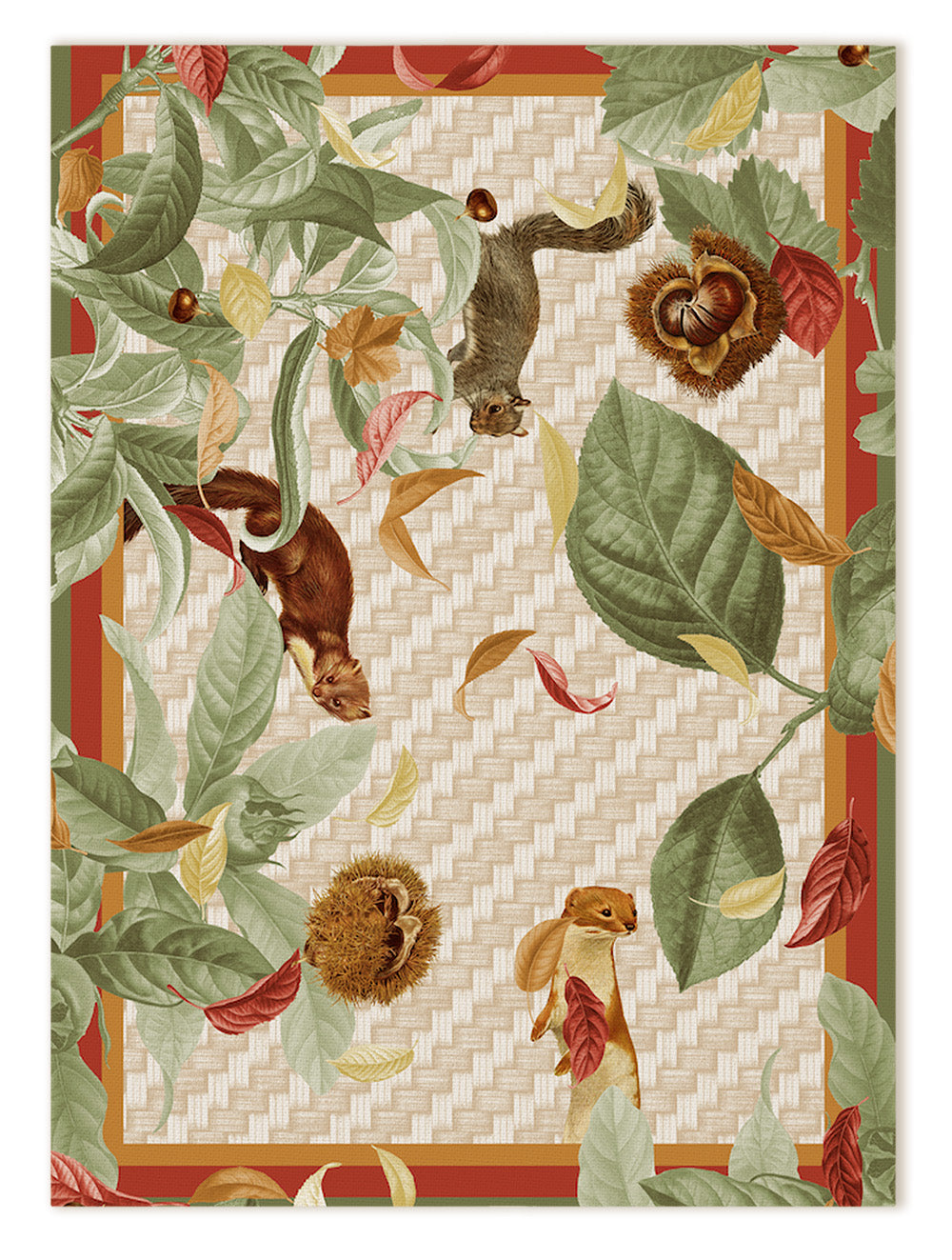 Kitchen Towels «Bosco», 100% Made in Italy