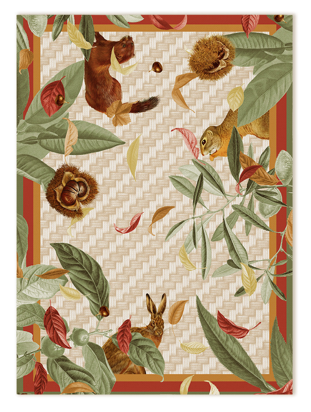 Kitchen Towels «Bosco», 100% Made in Italy