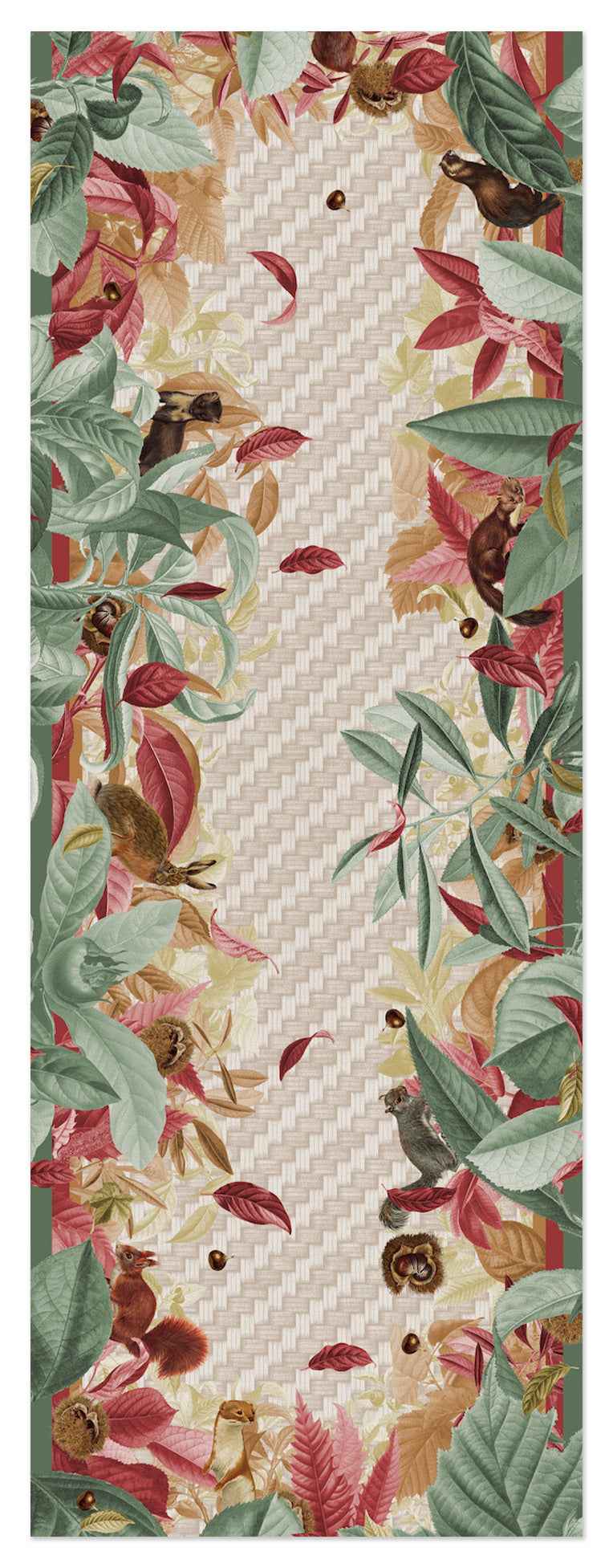 Pure Linen Runner «Bosco» 100% Made in Italy