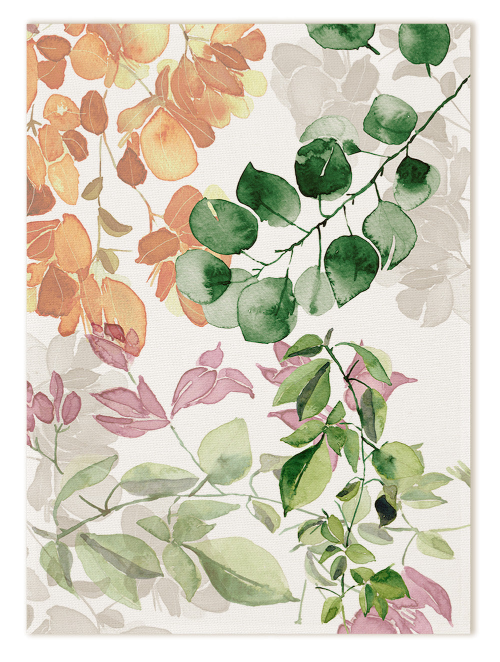 Kitchen Towels «Bouganvillea», 100% Made in Italy The Napking