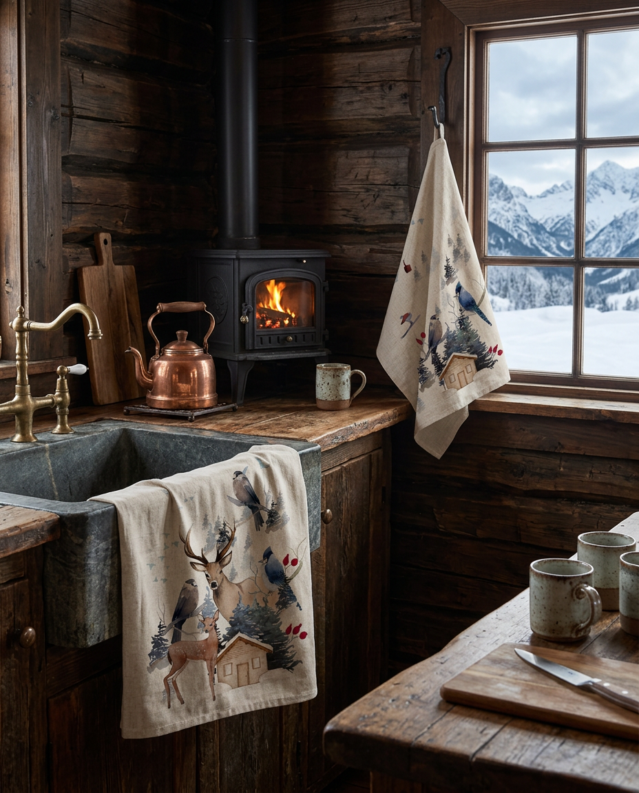 Buck Kitchen Towel Linen