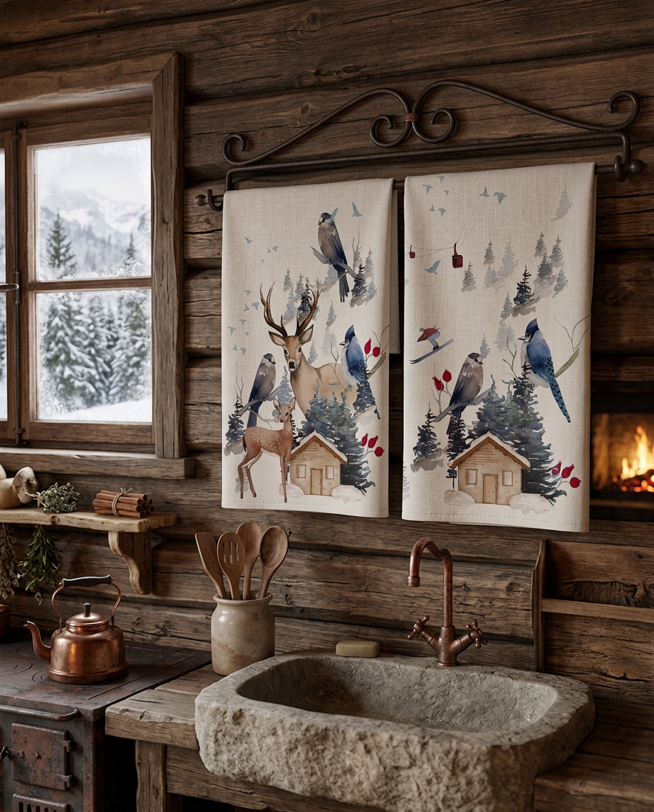 Buck Kitchen Towel Linen
