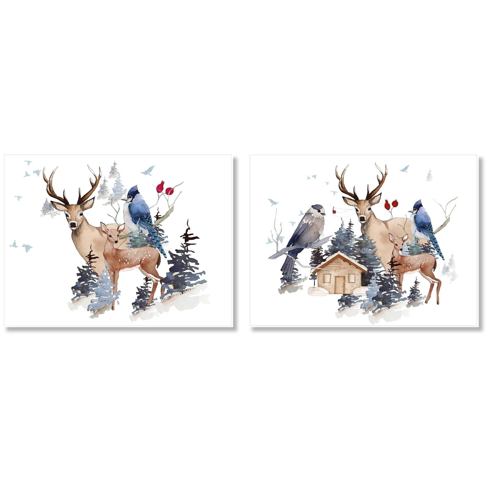 Buck Set of 2 Rectangular Placemats Hardboard and Cork