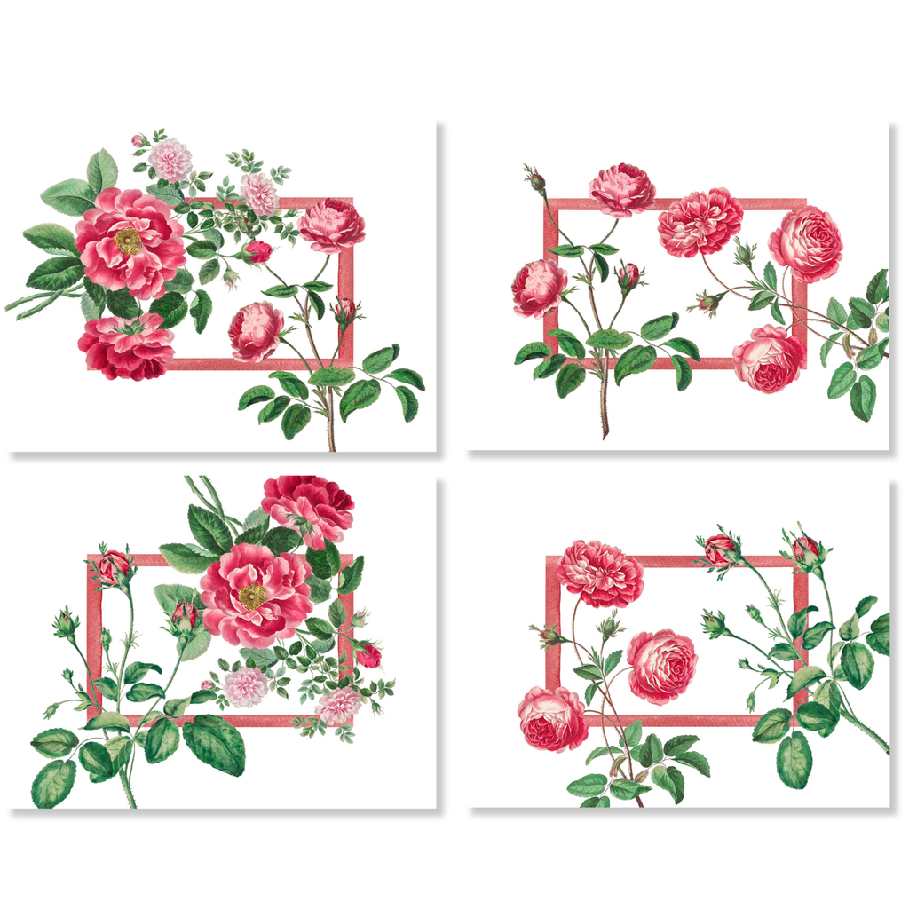 Set of 4 Placemats Cecile Premium quality Linen