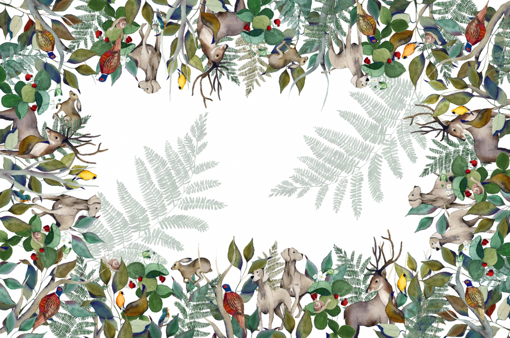 Linen Tablecloth Caccia 100% Made in Italy The Napking