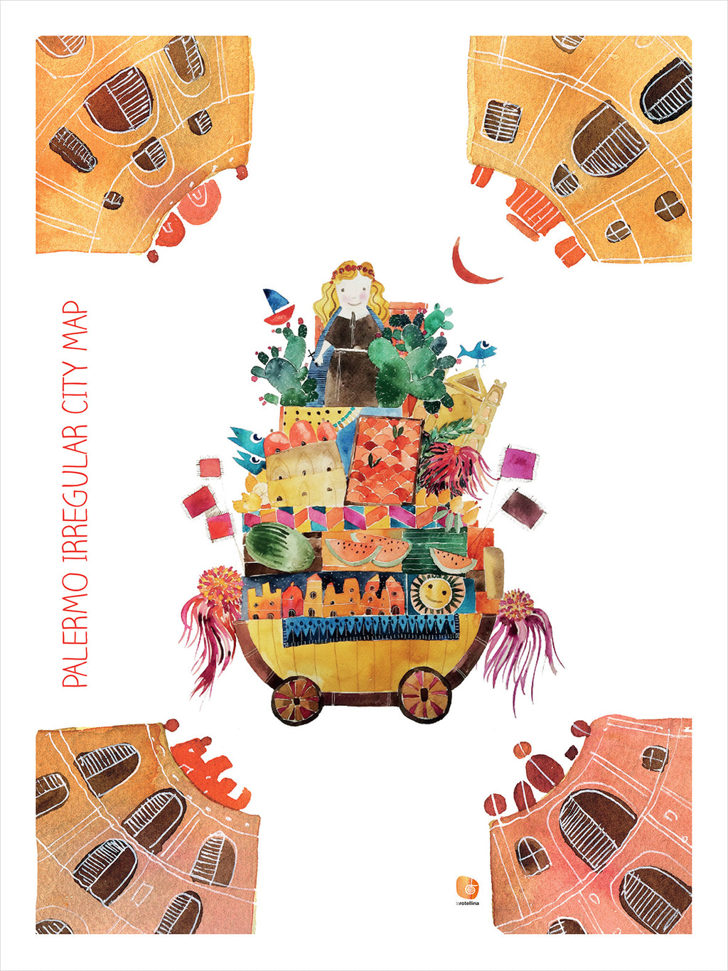 Kitchen Towels Quattro Canti, 100% Made in Italy