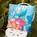 Cushion «Cocorite», 100% Made in Italy