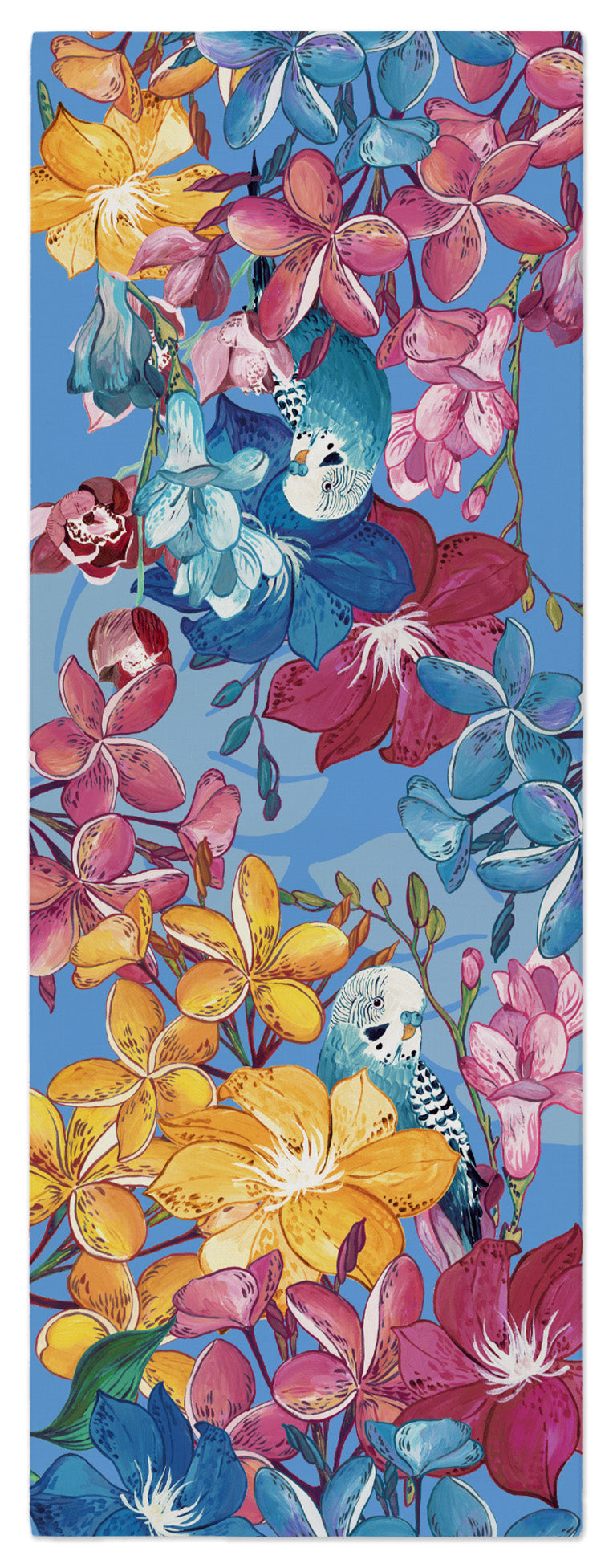 Cotton Satin Runner «Cocorite» 100% Made in Italy