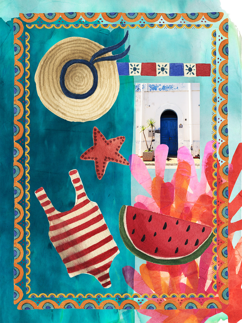 Kitchen Towels «Collage» 100% Made in Italy - The Napking