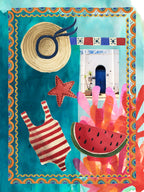 Kitchen Towels «Collage» 100% Made in Italy - The Napking