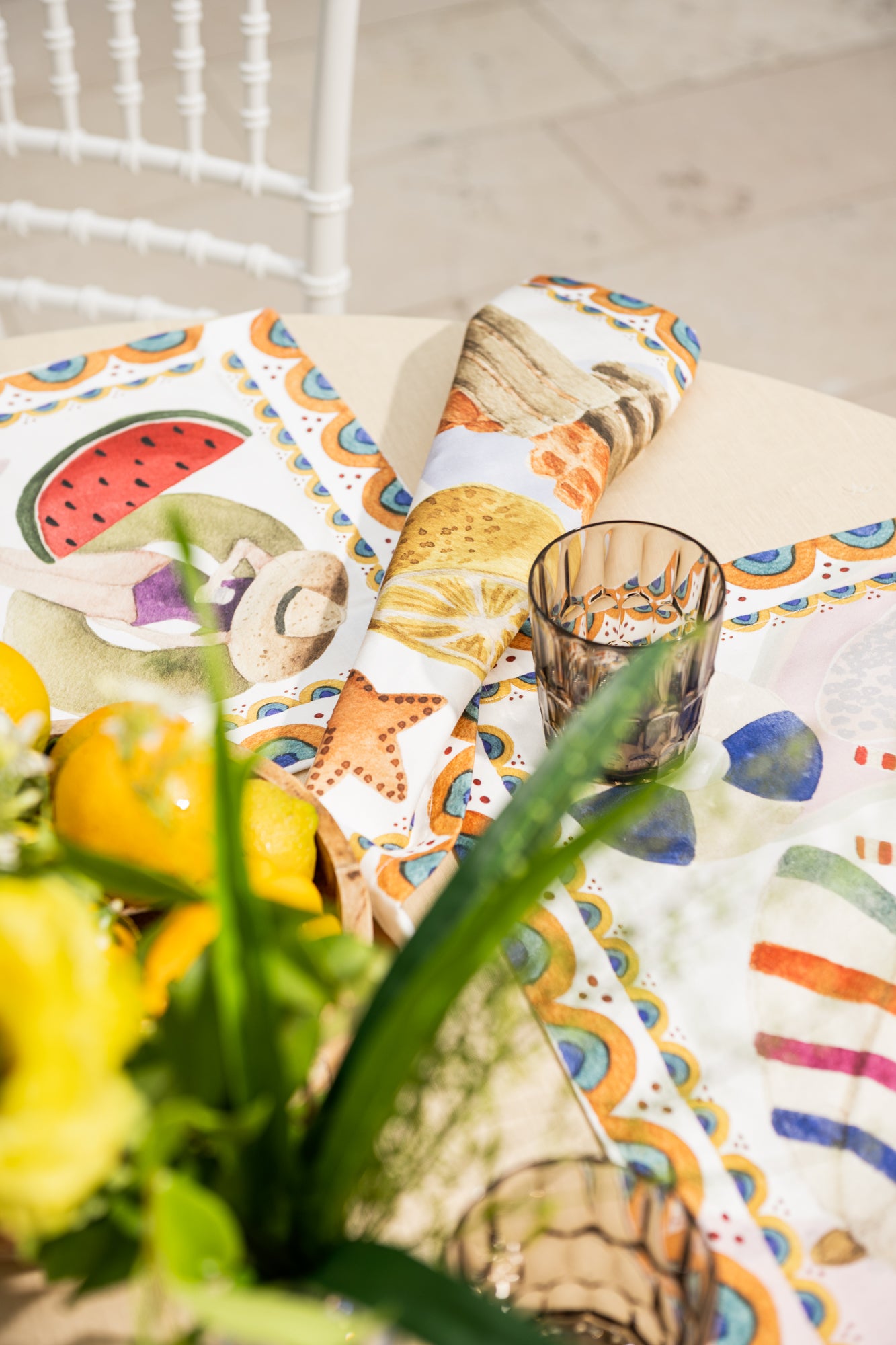 Kitchen Towels «Collage» 100% Made in Italy - The Napking