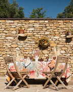 Tovaglia in lino pregiato «Corals» 100% Made in Italy