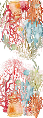 Premium Linen Runner «Corals» 100% Made in Italy - The Napking