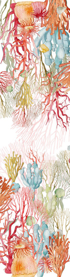 Premium Linen Runner «Corals» 100% Made in Italy - The Napking