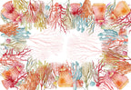 Tovaglia in lino pregiato «Corals» 100% Made in Italy