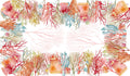 Tovaglia in lino pregiato «Corals» 100% Made in Italy