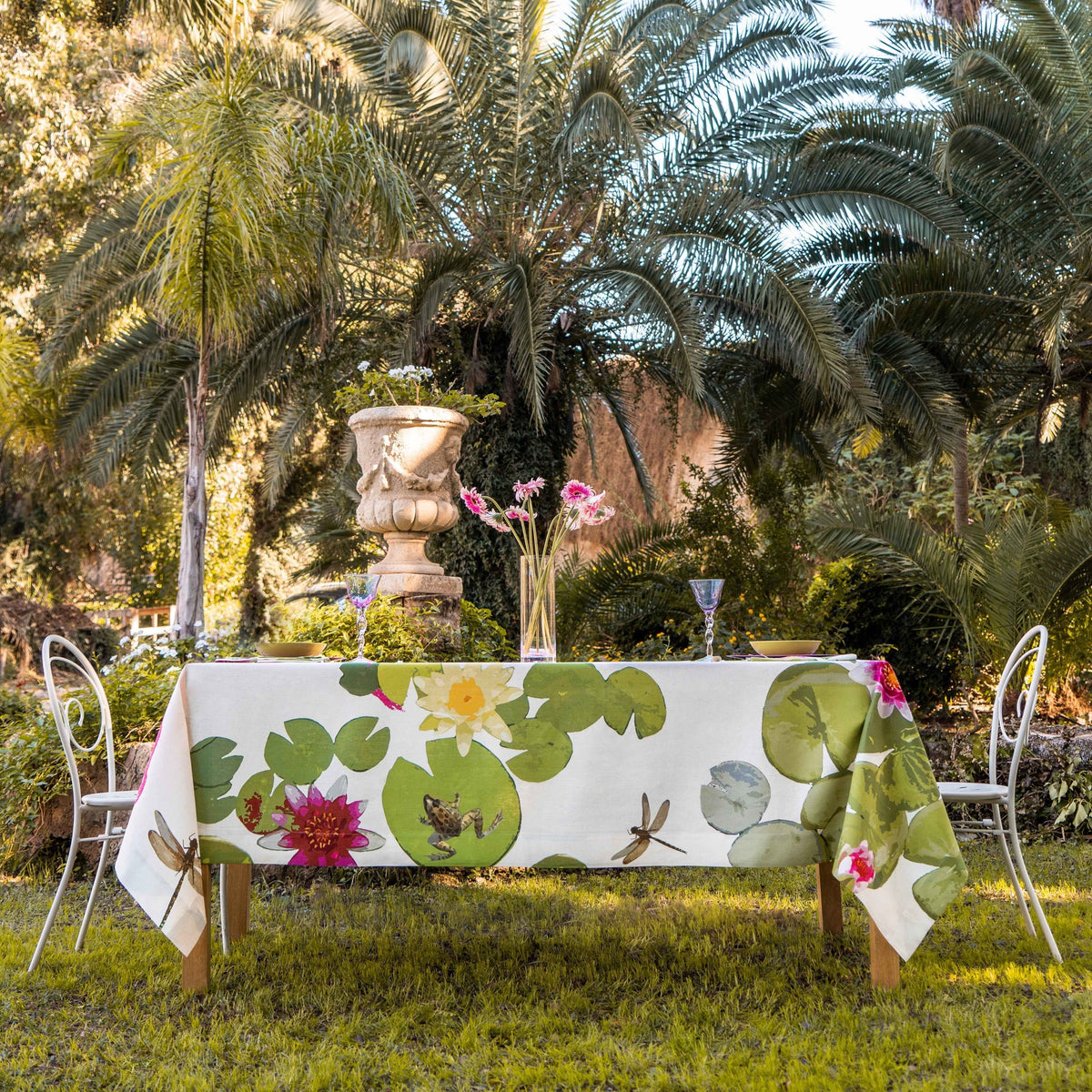 Linen Tablecloth «Crocodile» 100% Made in Italy