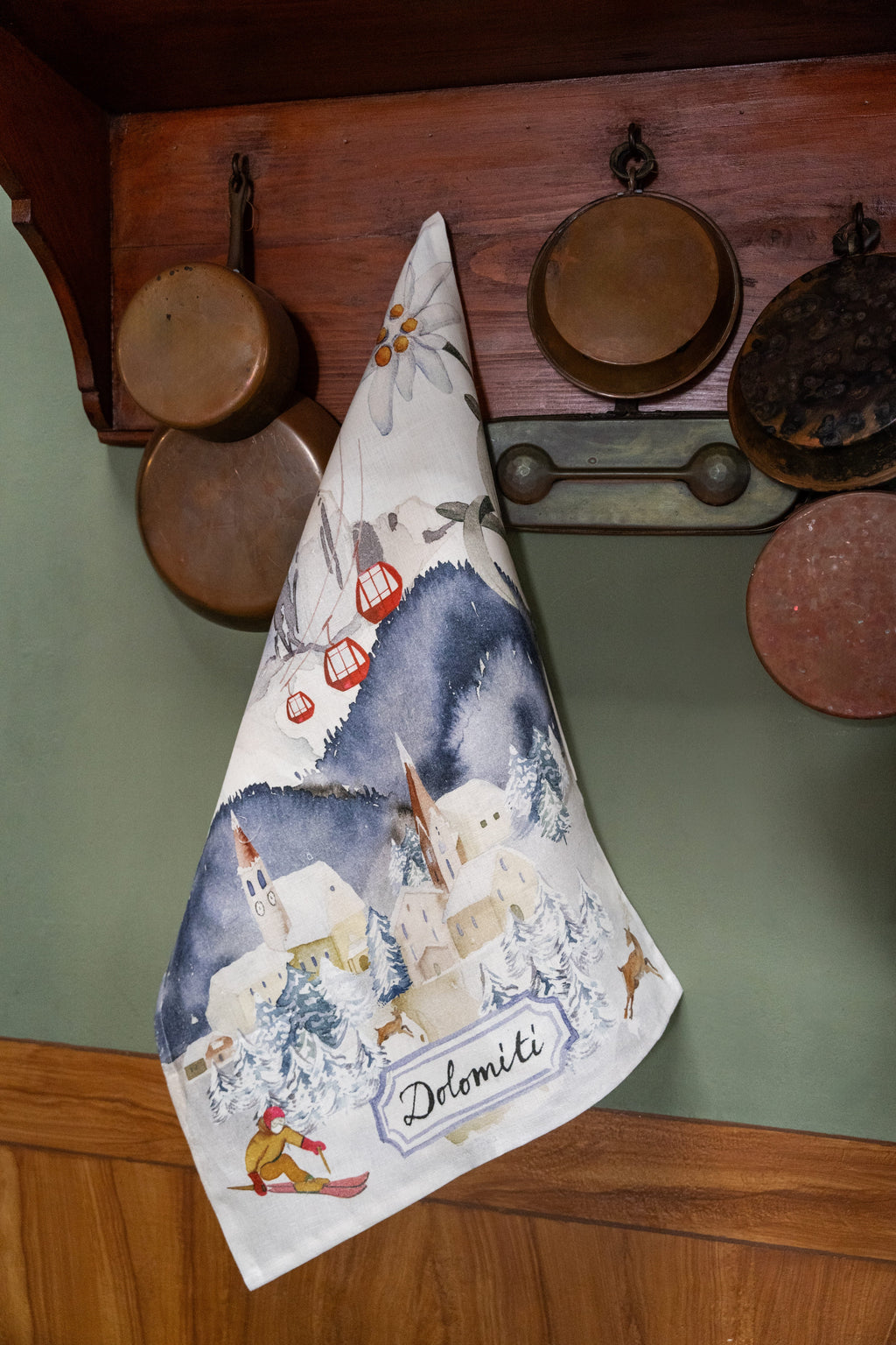 Kitchen Towels Dolomiti 100% Made in Italy The Napking