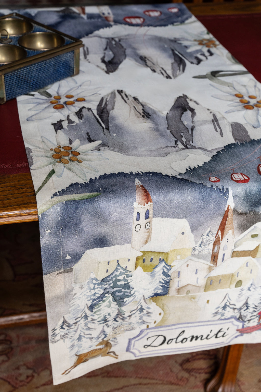 Pure Linen Runner Dolomiti 100% Made in Italy - The Napking