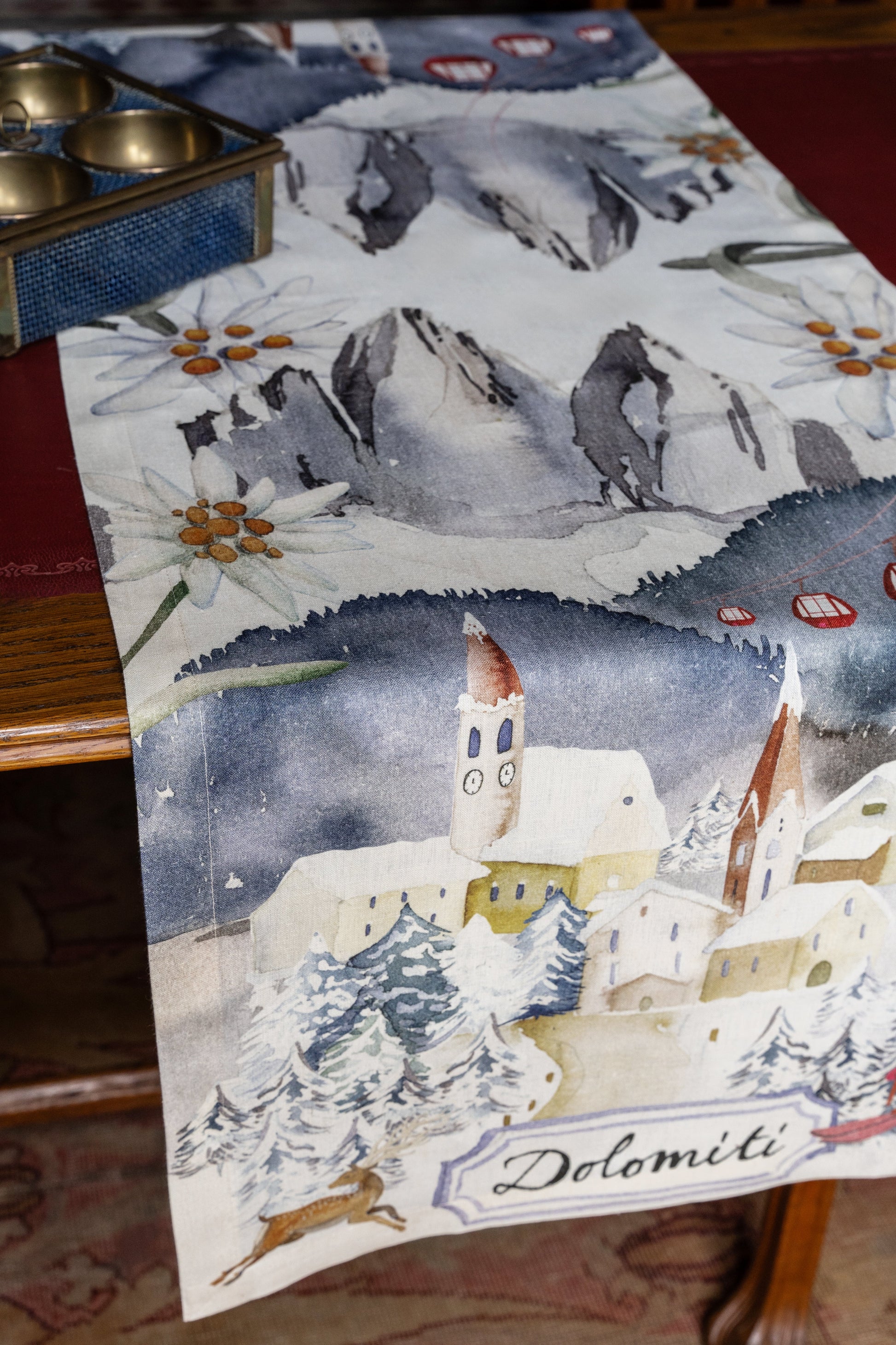 Pure Linen Runner Dolomiti 100% Made in Italy - The Napking