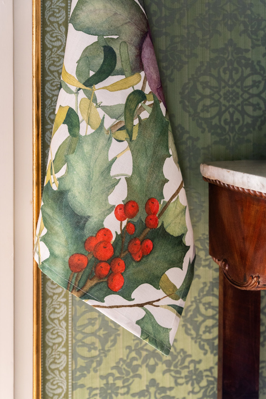 Kitchen Towels Helleborus 100% Made in Italy The Napking