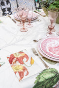 Lot de 4 serviettes Dafne en lin