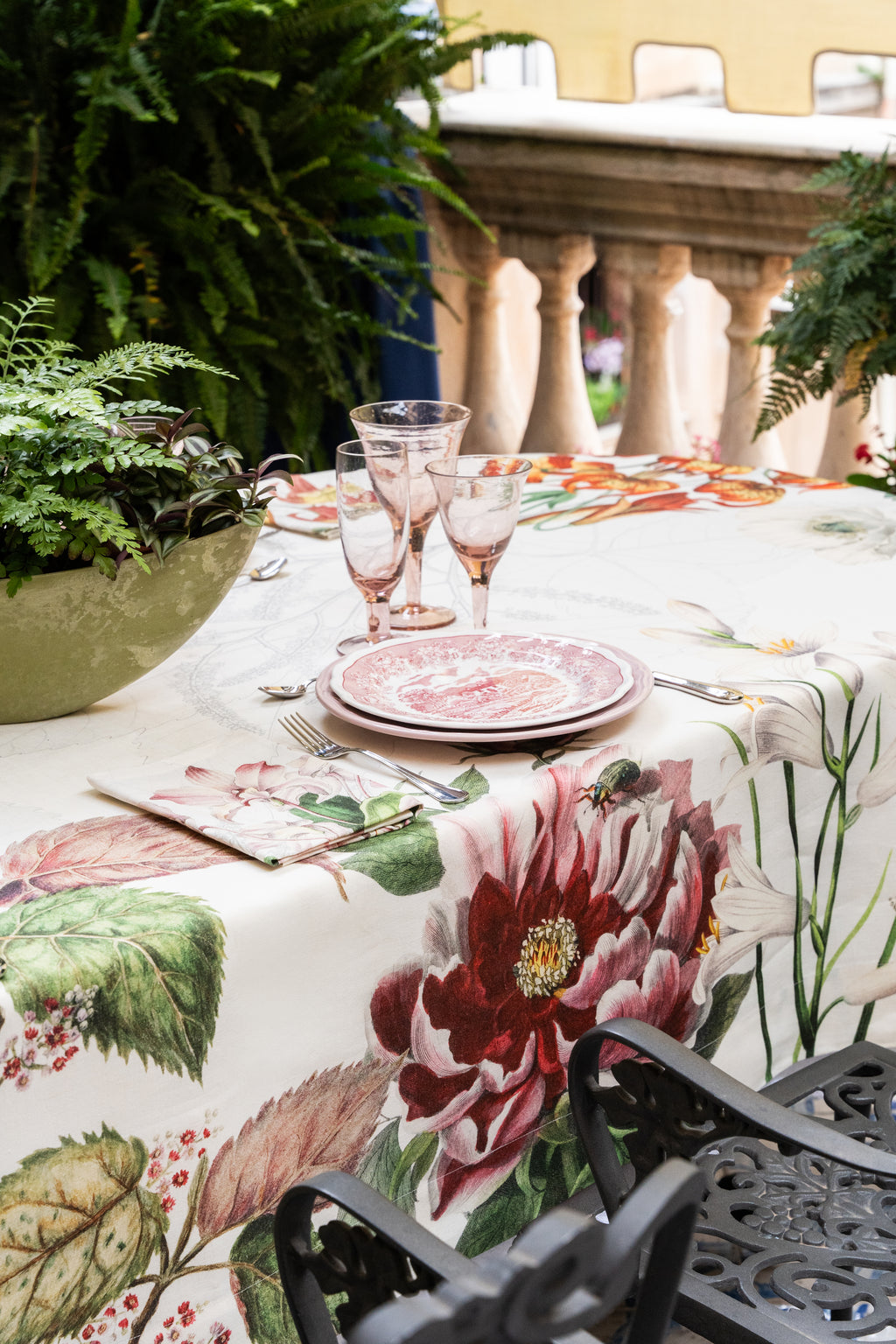 Linen Tablecloth Dafne 100% Made in Italy