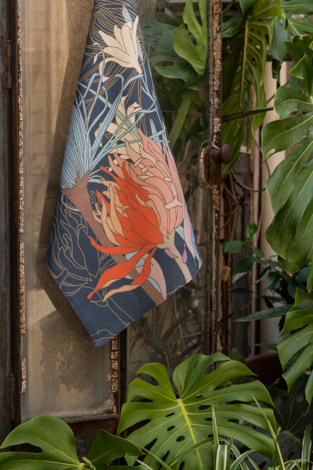 Kitchen Towels «Akiko», Premium Quality Linen 100% Made in Italy The Napking