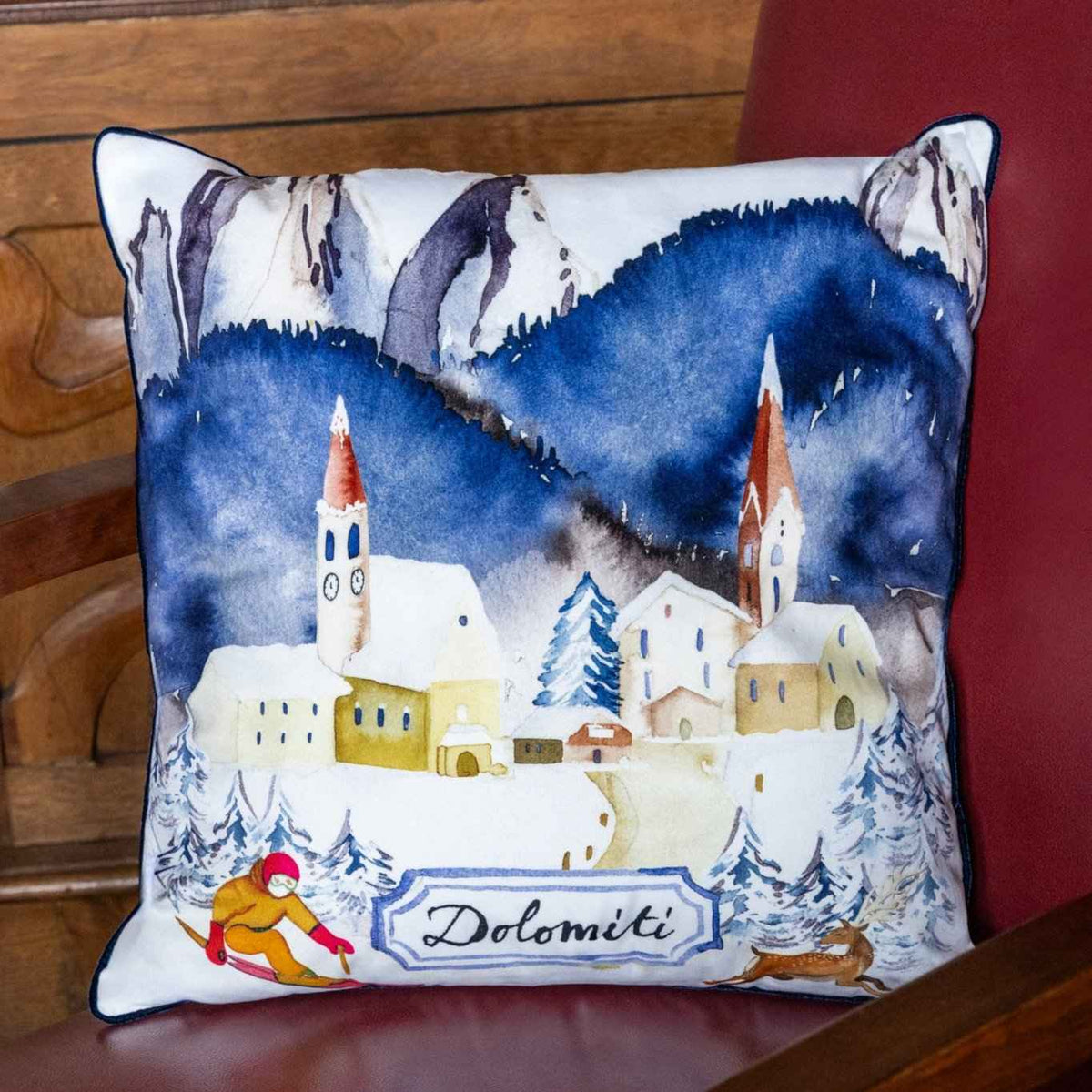Cushion «Dolomiti», 100% Made in Italy