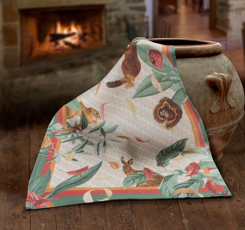 Kitchen Towels «Bosco», 100% Made in Italy