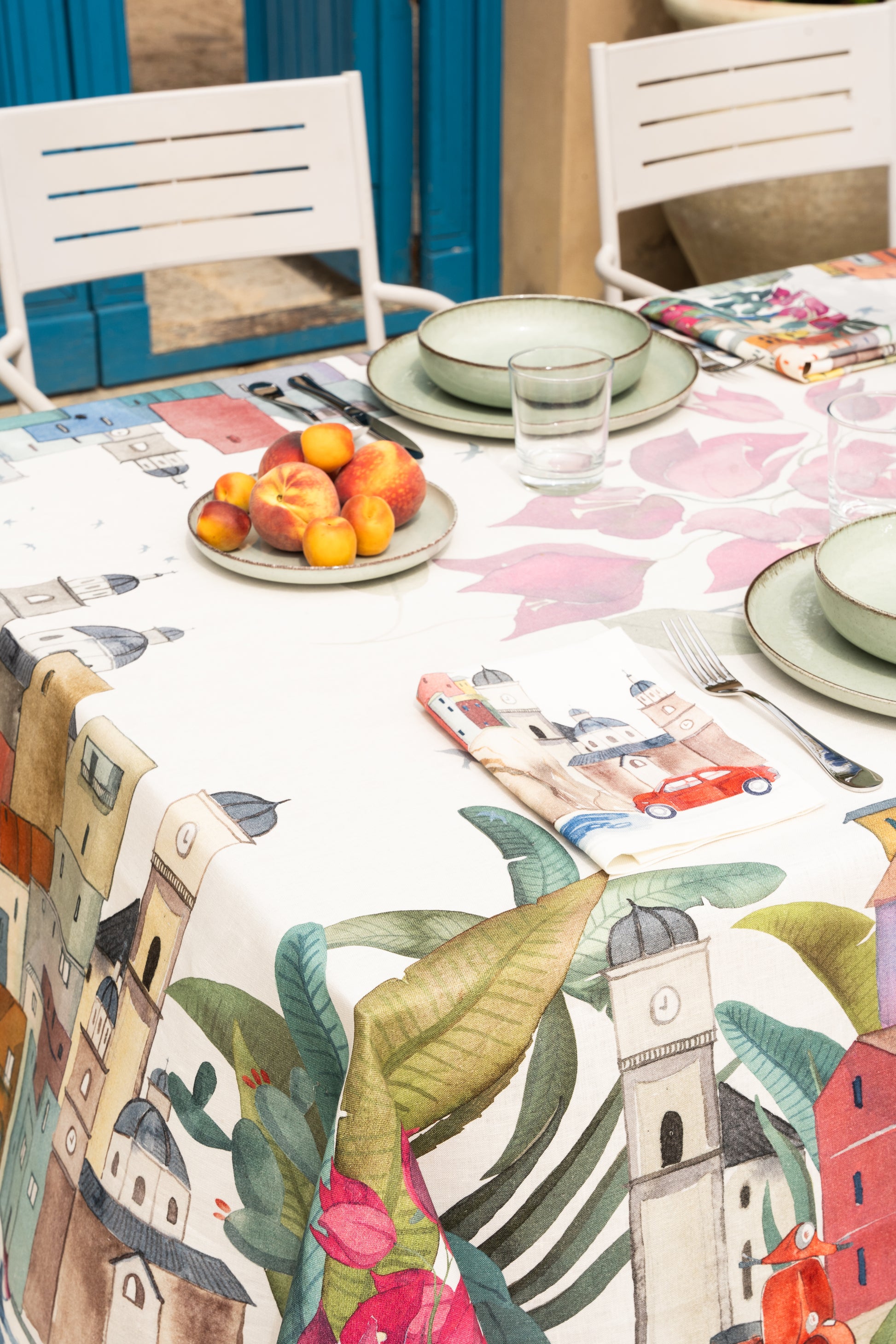 Linen Tablecloth La Riviera 100% Made in Italy