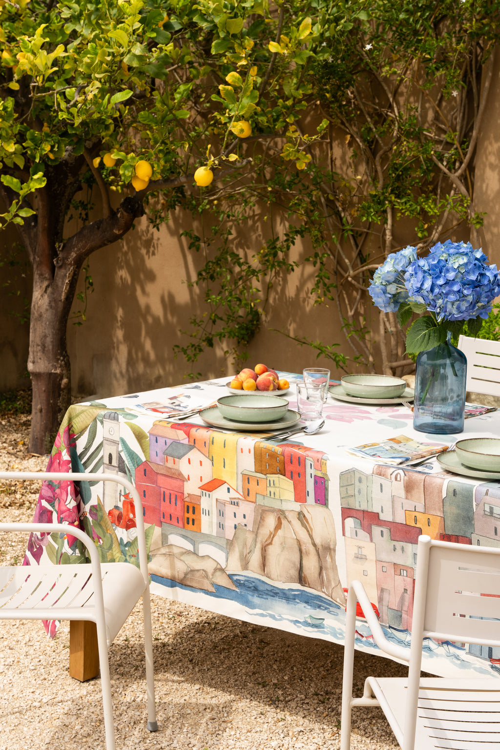 Linen Tablecloth La Riviera 100% Made in Italy
