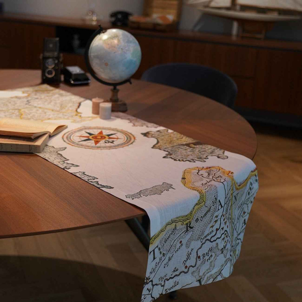 Runner in lino «Atlas» 100% Made in Italy