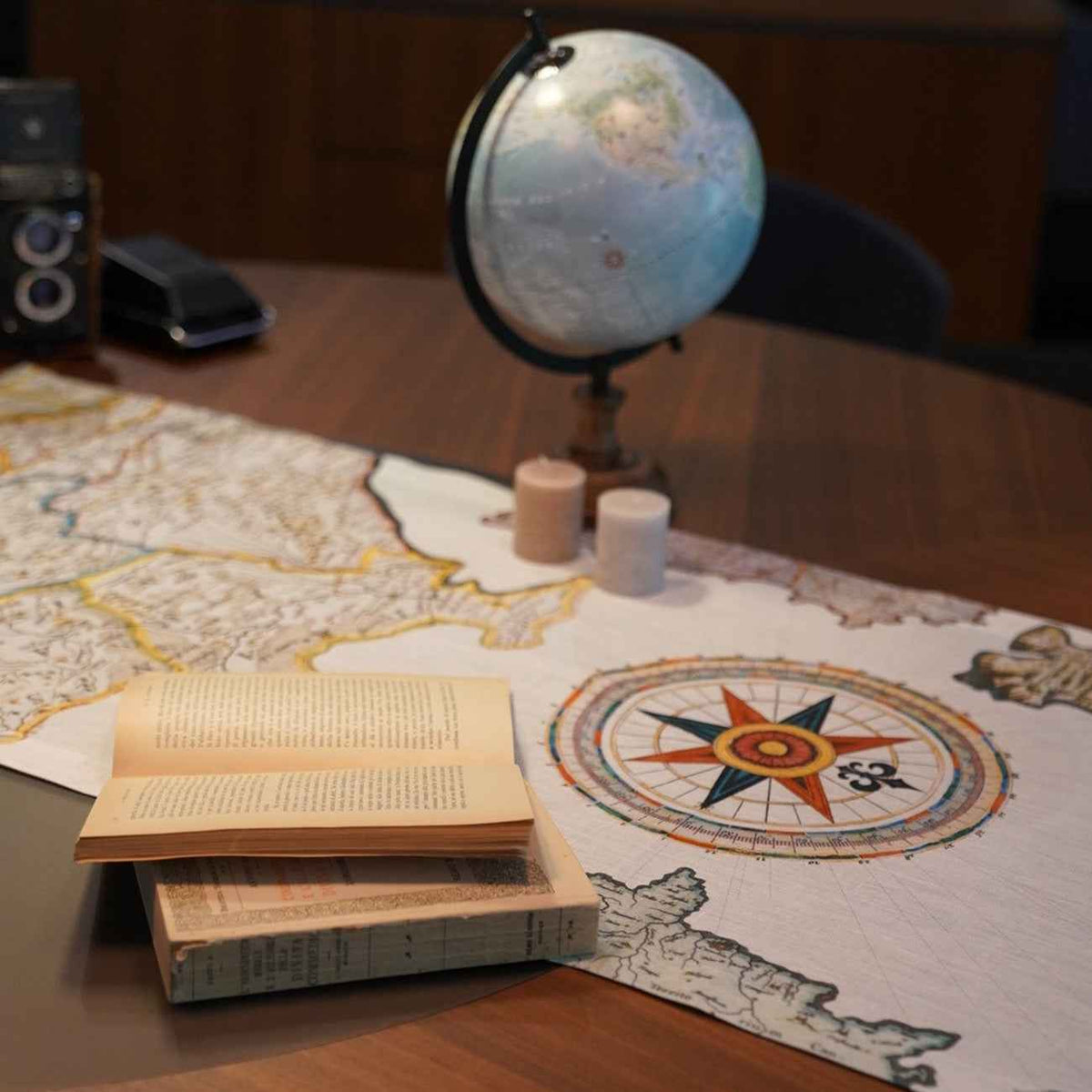 Leinenläufer «Atlas» 100 % Made in Italy