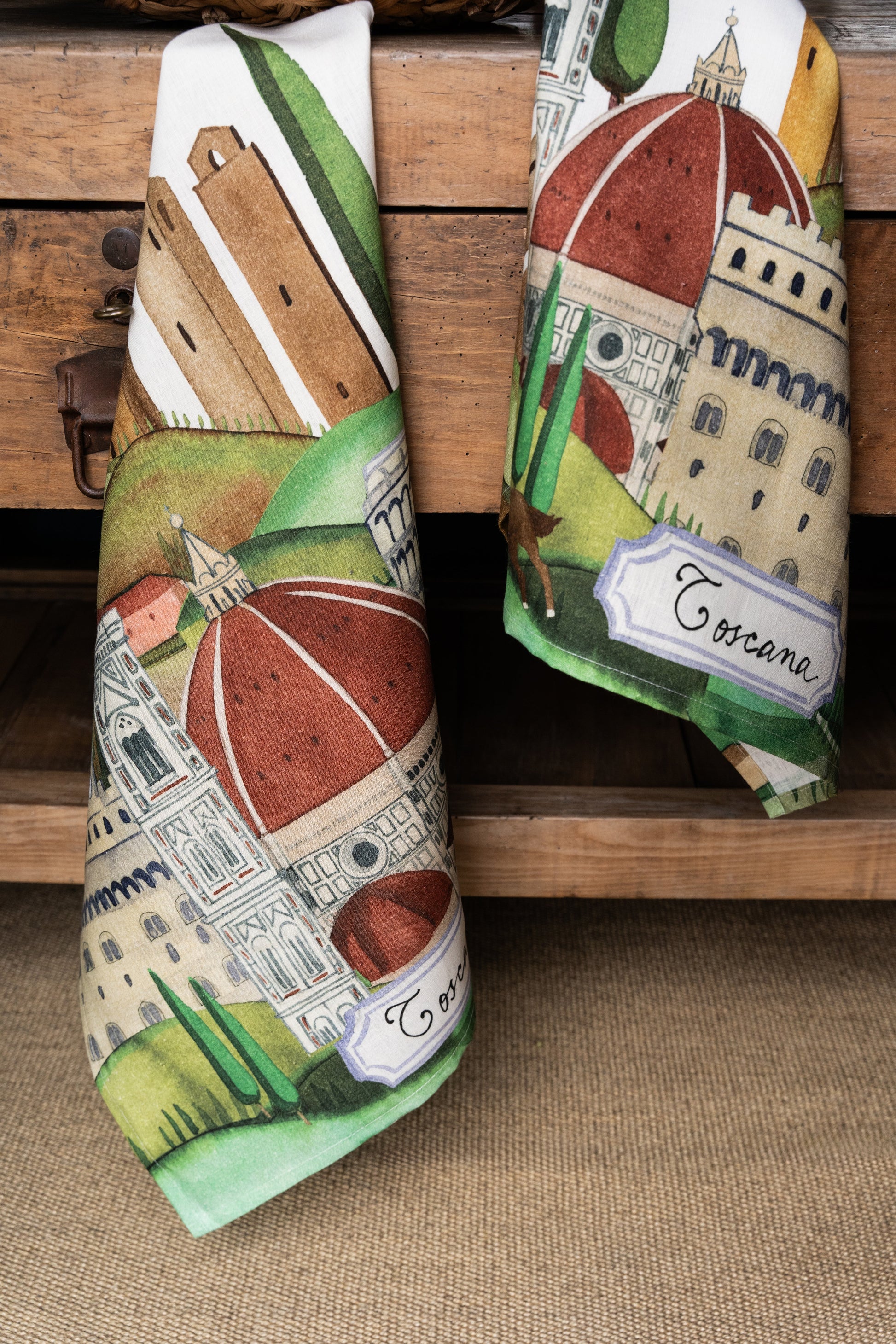 Kitchen Towels «Toscana», 100% Made in Italy