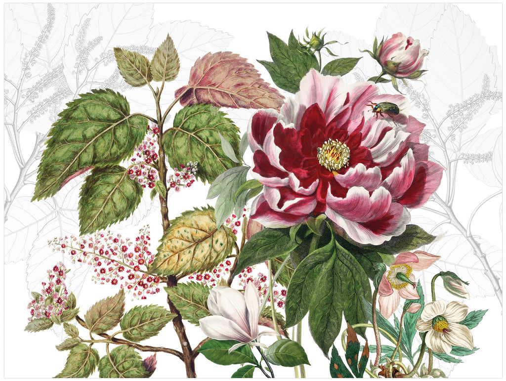 Set of 2 rectangular hardboard placemats Dafne The Napking