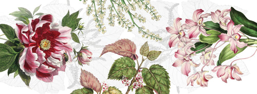 Dafne runner in 100% linen, 100% Made in Italy