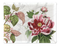 Dafne tray in acrylic and printed linen, Made in France
