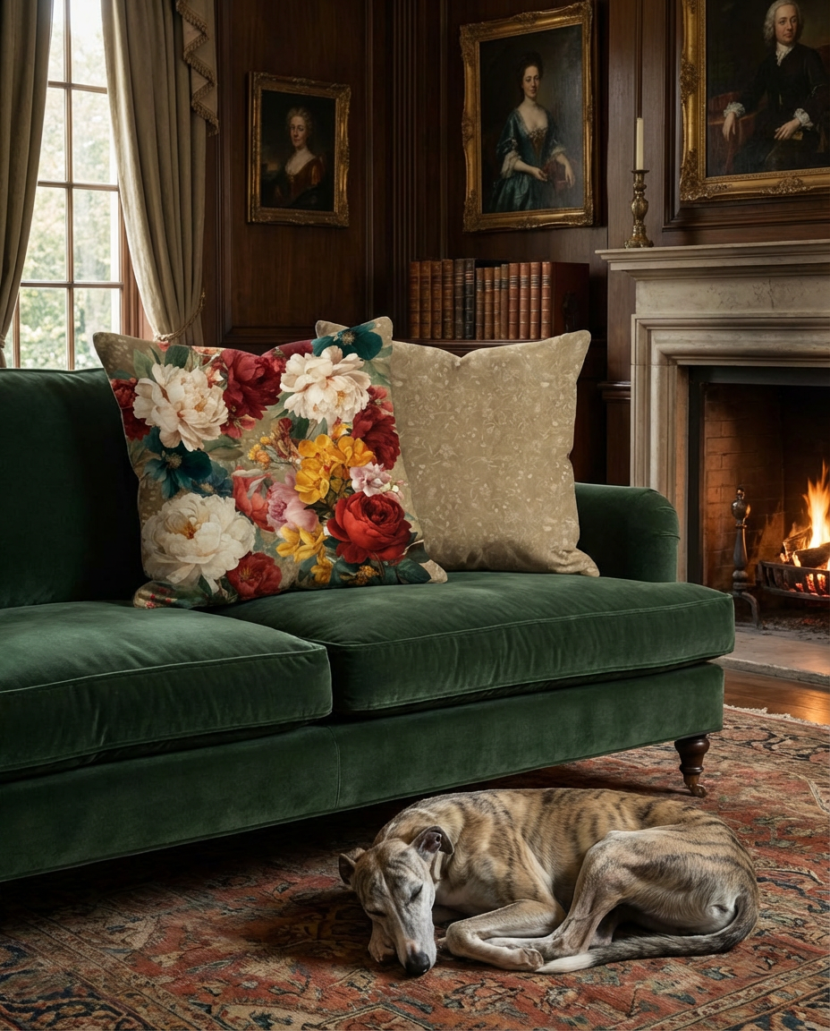 De Ronsard Cushion Velvet