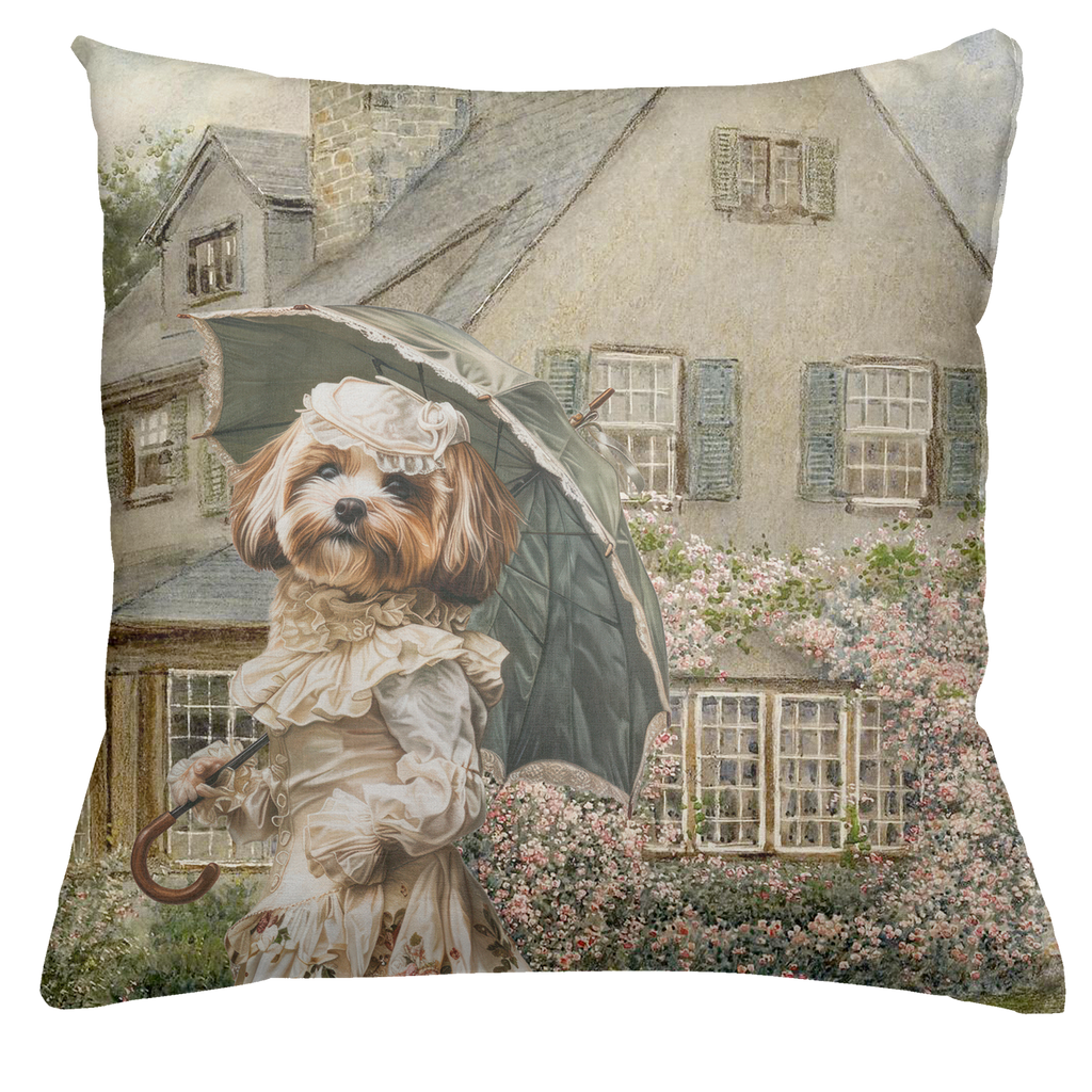The Dogs Tale Cushion Velvet