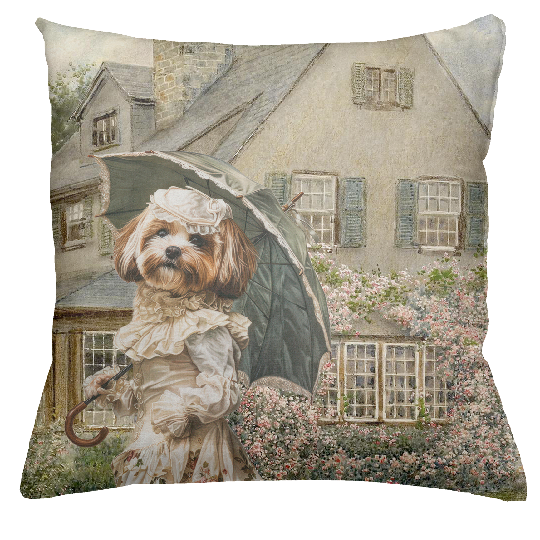 The Dogs Tale Cushion Velvet