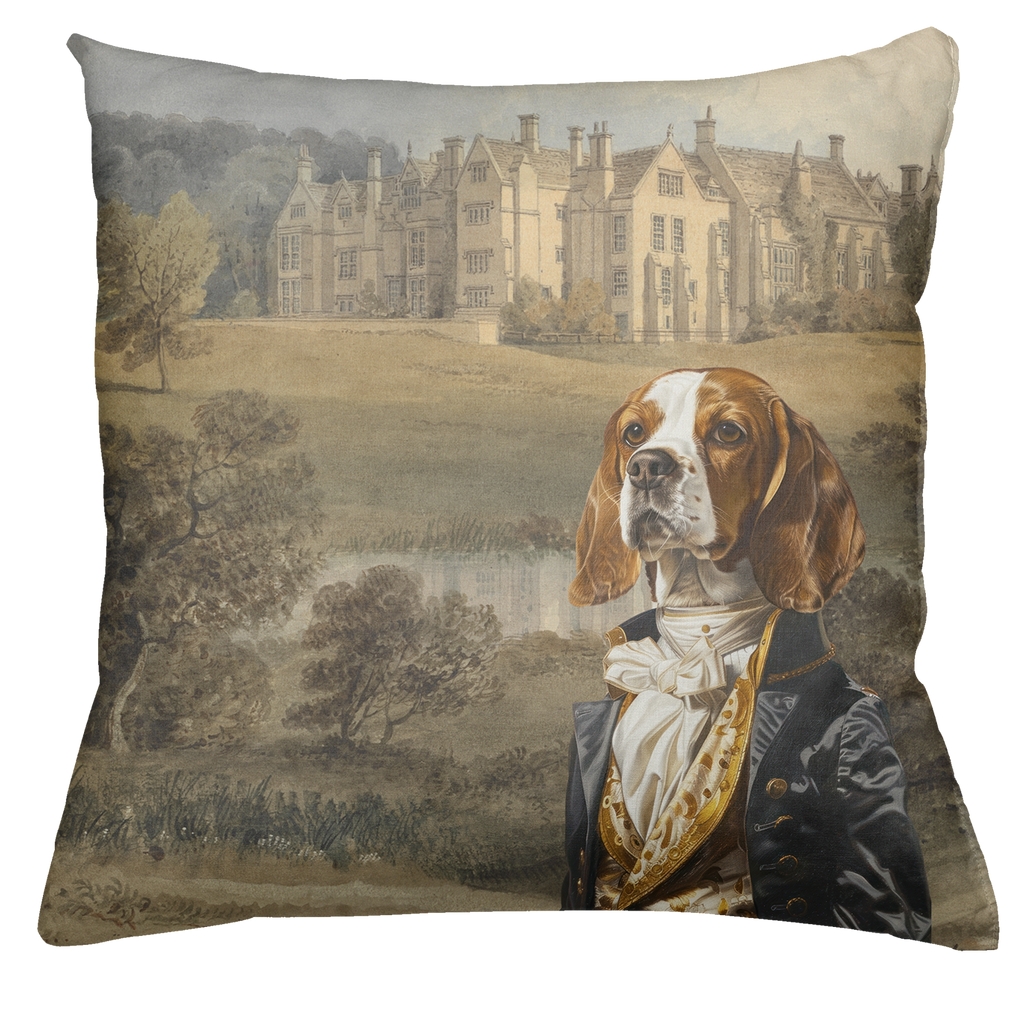 The Dogs Tale Cushion Velvet