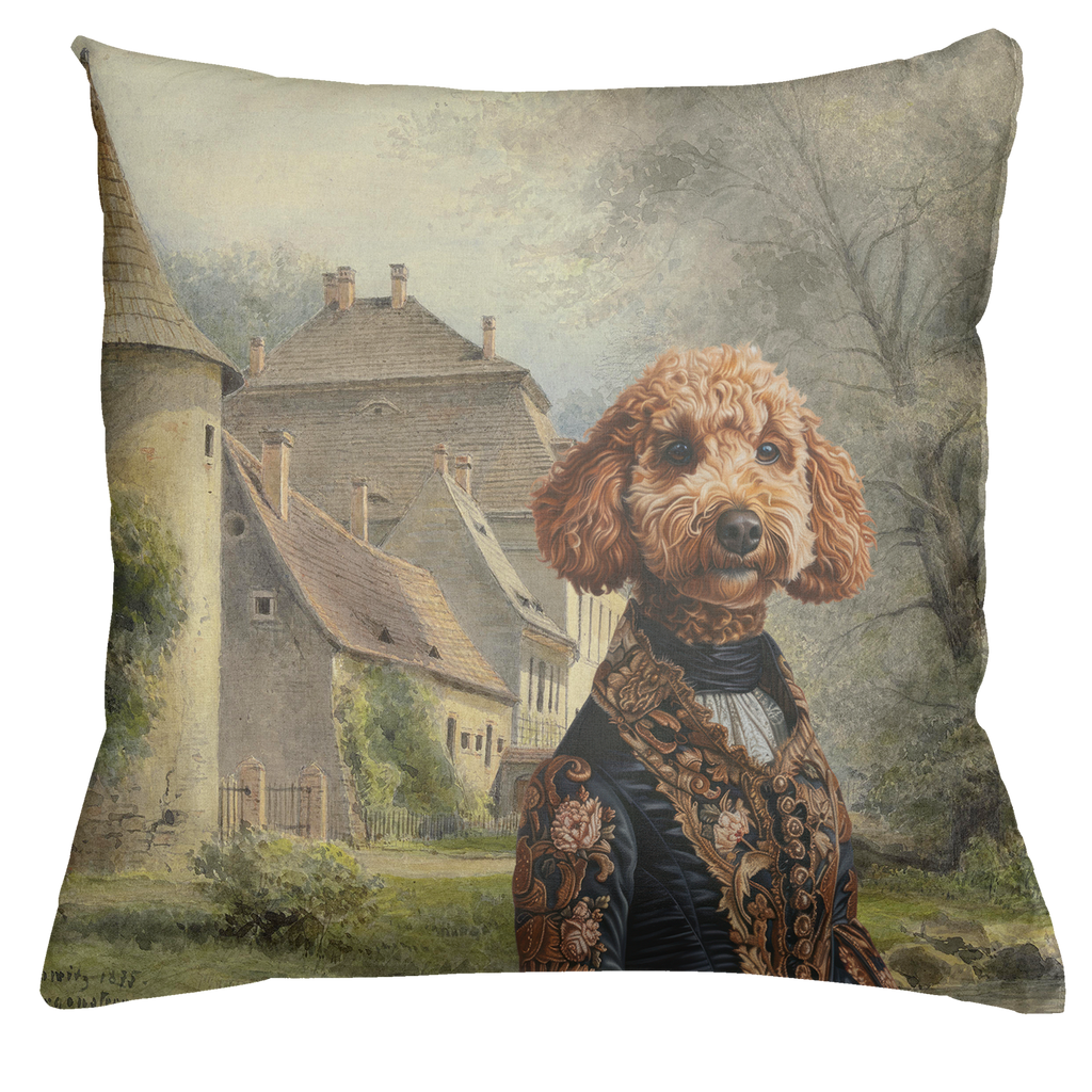 The Dogs Tale Cushion Velvet