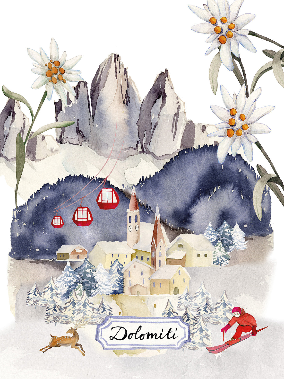 Kitchen Towels Dolomiti 100% Made in Italy The Napking