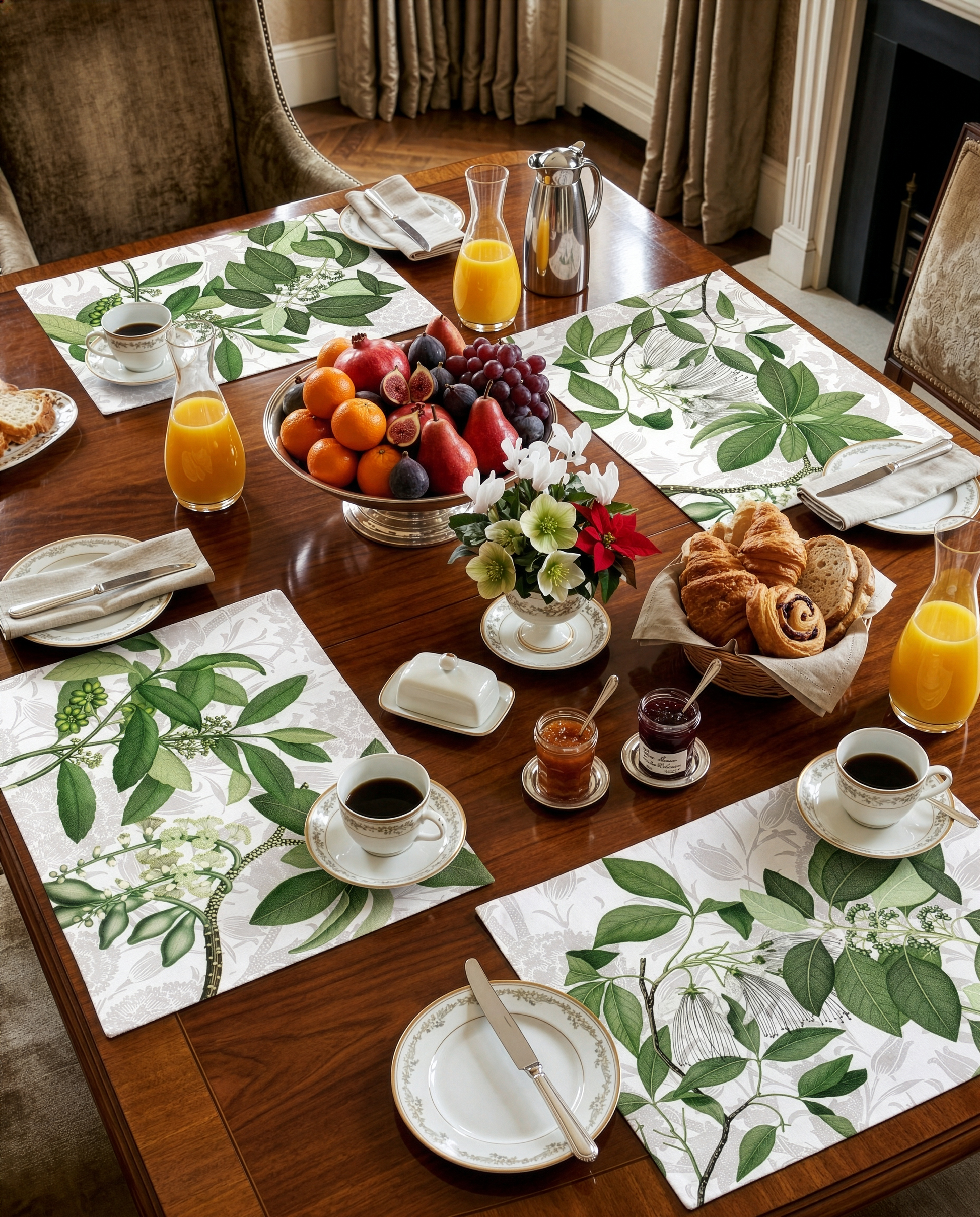 Hedycarya Set of 4 Placemats Premium Linen