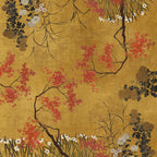 Eiji tablecloth premium linen in 210Ø cm with digitally printed decorative design