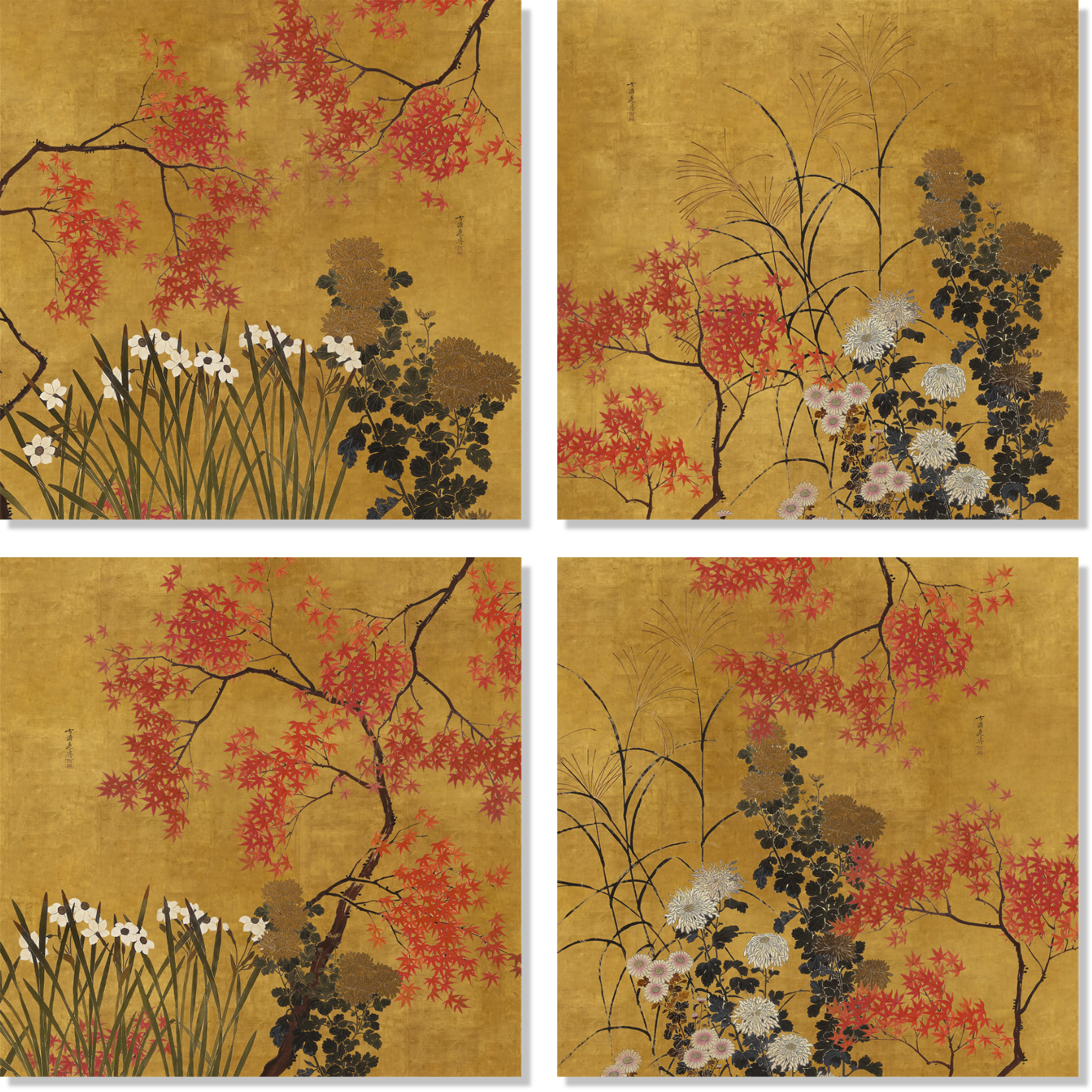 Eiji premium linen napkins with refined graphic design