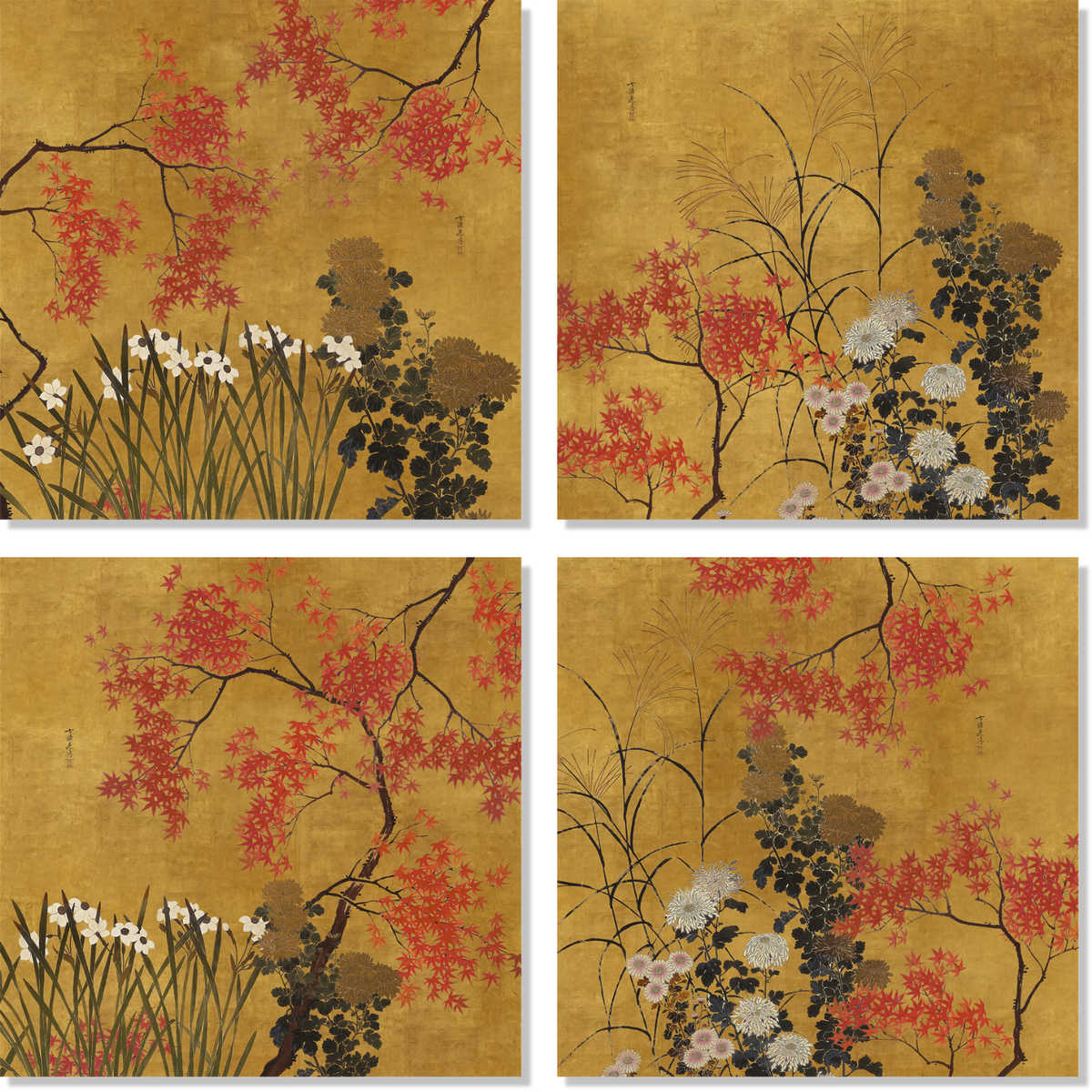 Eiji premium linen napkins with refined graphic design