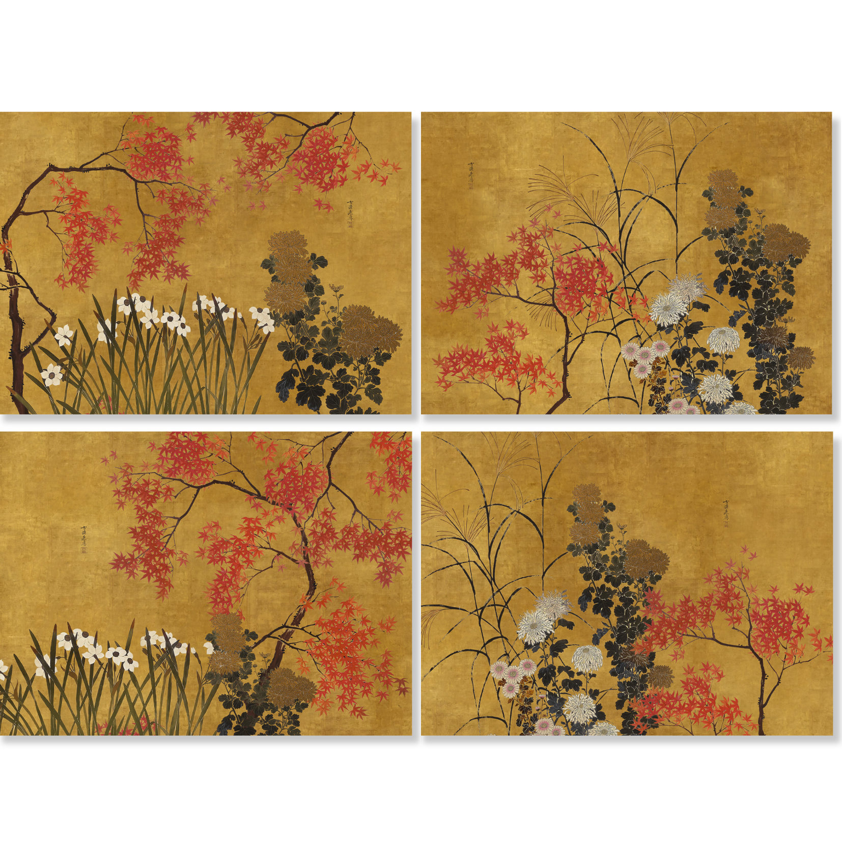 Eiji set of 4 placemats in premium linen by The Napking