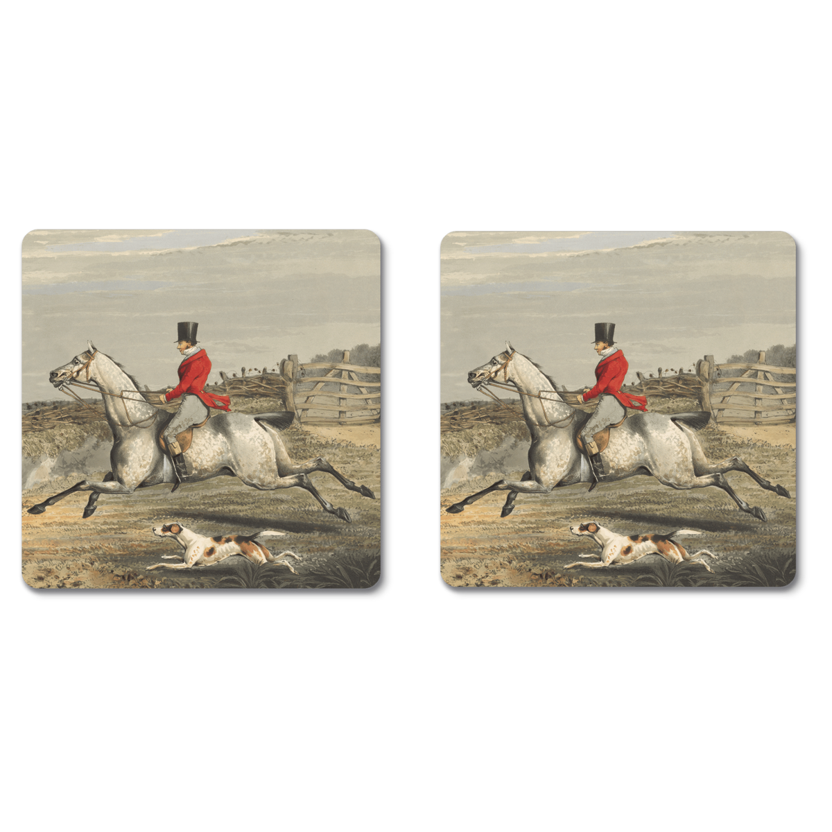 Lot de 2 dessous de verre Angleterre